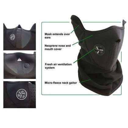 3-Pack: Ultimate Neoprene Winter Ski Masks for Extreme Cold Protection