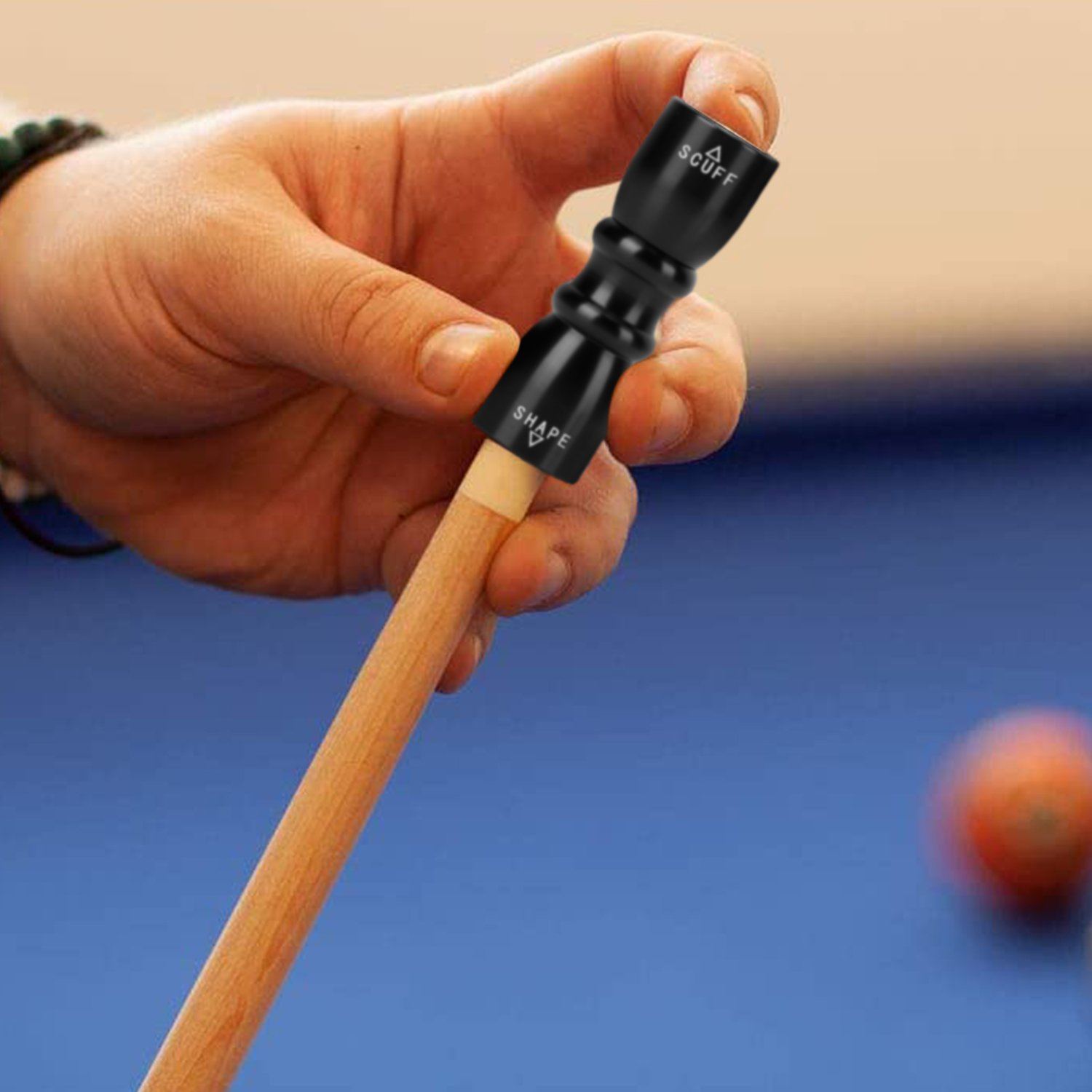 The Ultimate 3-in-1 Snooker Pool Cue Tip Tool