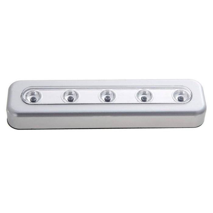 3-Pack: Super-Bright 5-LED One Touch Stick-on Anywhere Touch Tap Night Light - Light Up Your Home Effortlessly!