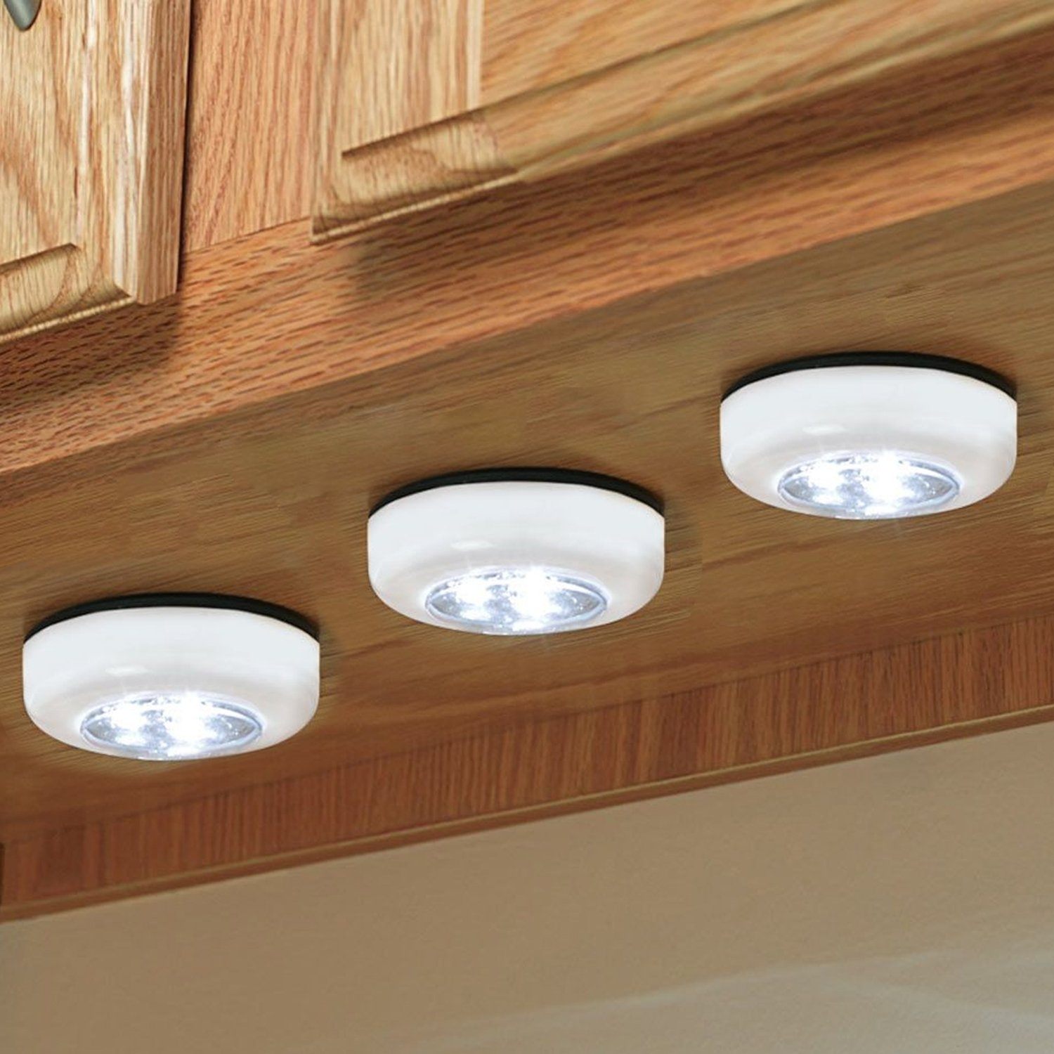 3-Pack: Ultra-Bright Mini Wireless COB LED Power Pod Lights