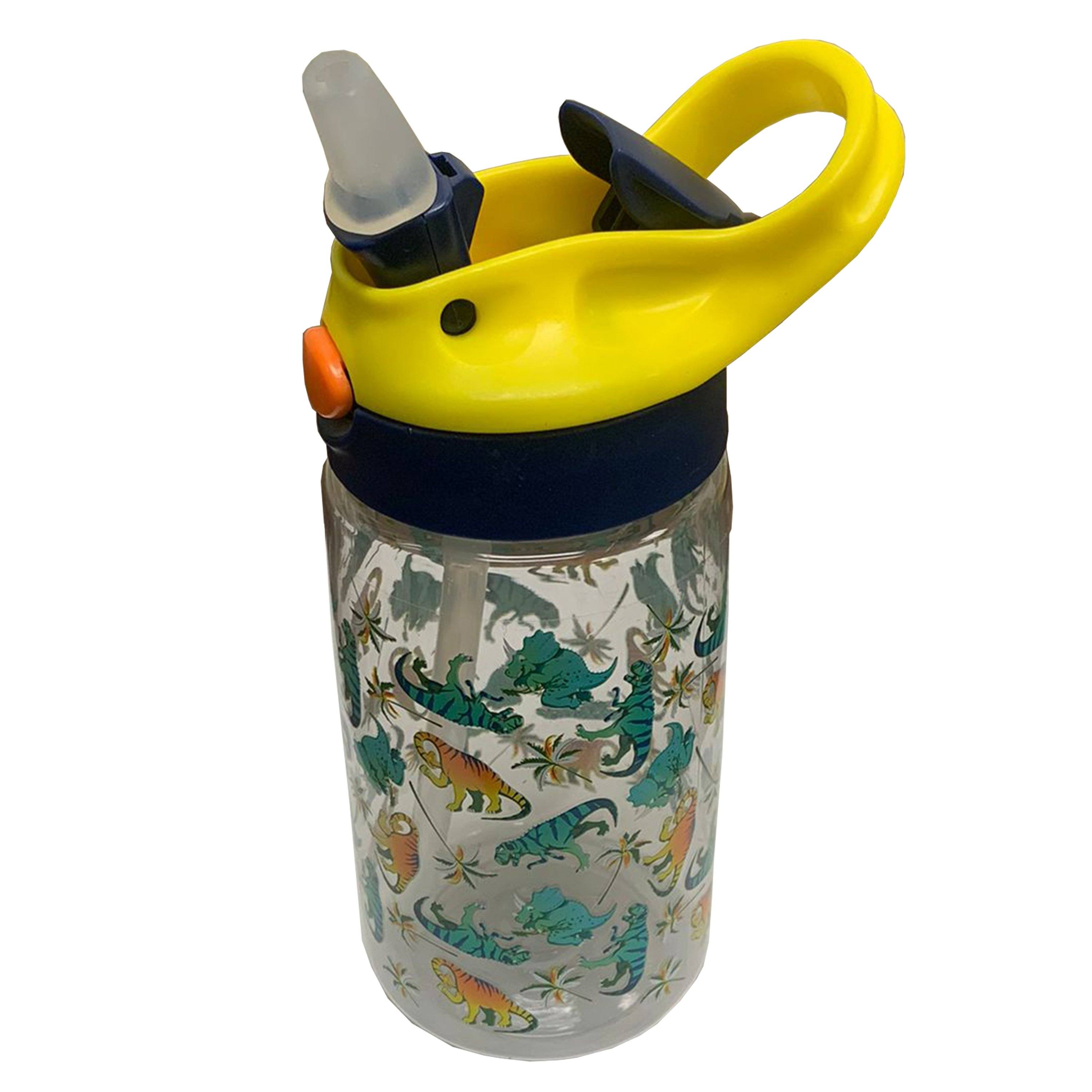 3-Pack: Fun & Functional Kids Water Bottles with Auto Straw