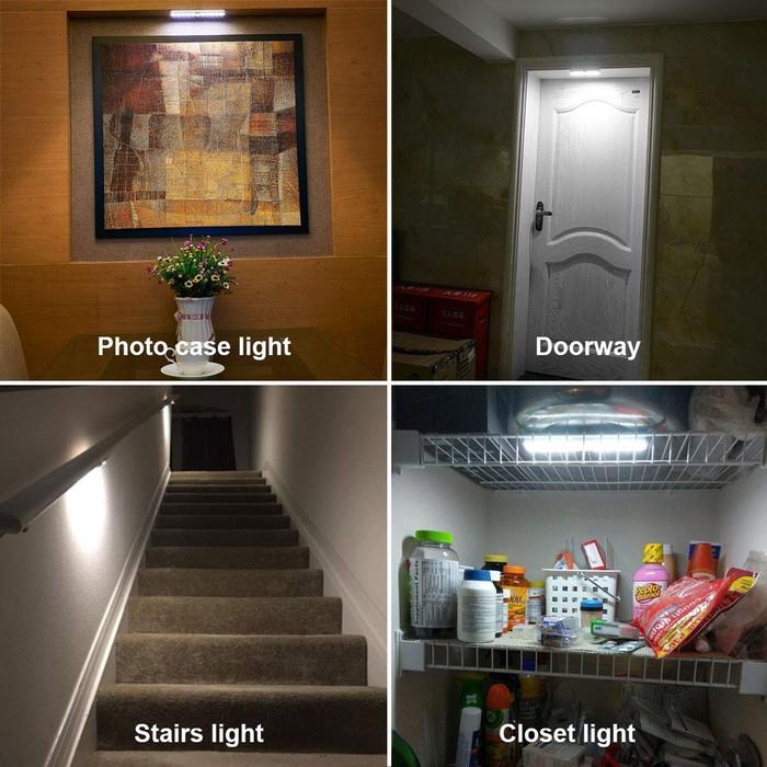 3-Pack 10-LED Motion Sensor Stick-on Light Bars - Your Ideal Lighting Solution