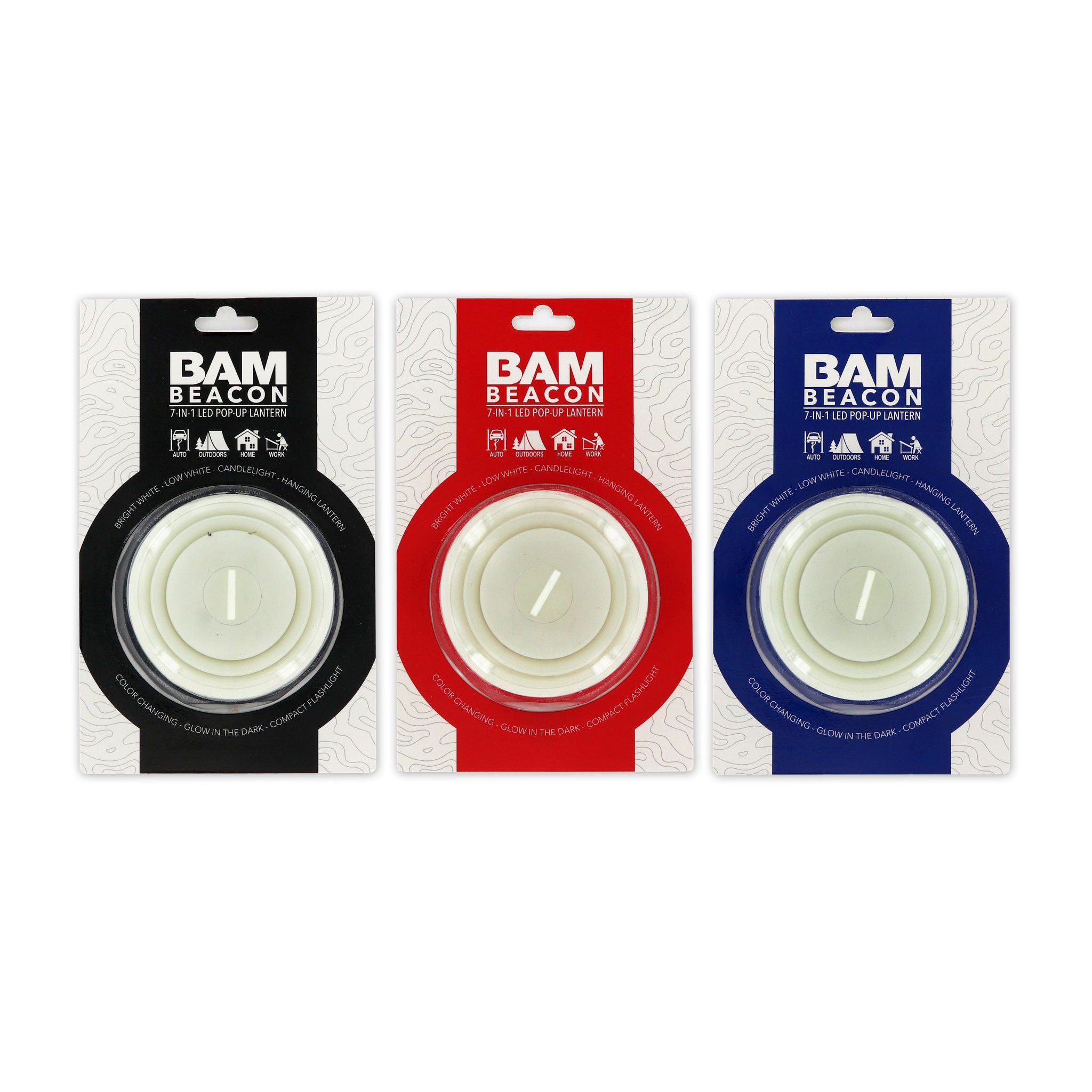 BAM Beacon 7-in-1 LED Lantern - 2-Pack