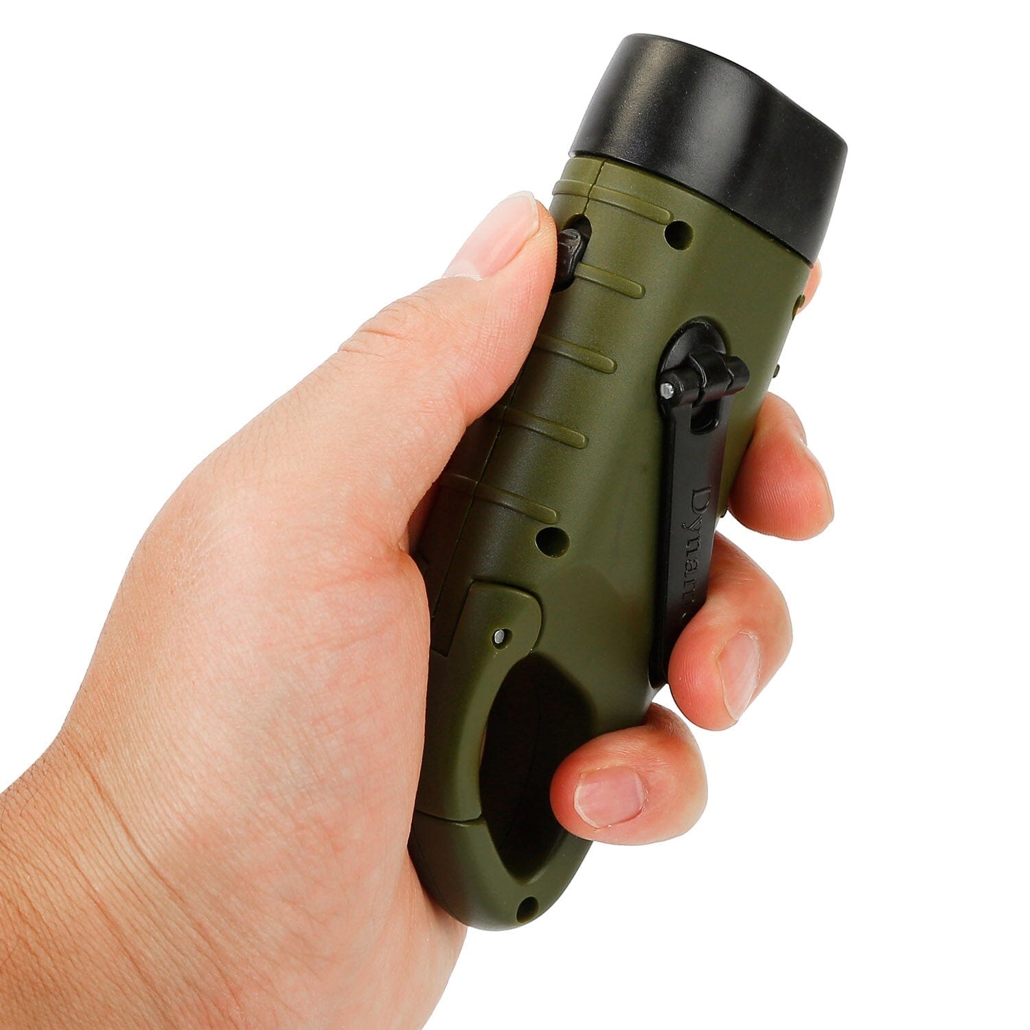 Powerful 2-Pack Hand Crank Solar Flashlights - Never Be in the Dark!