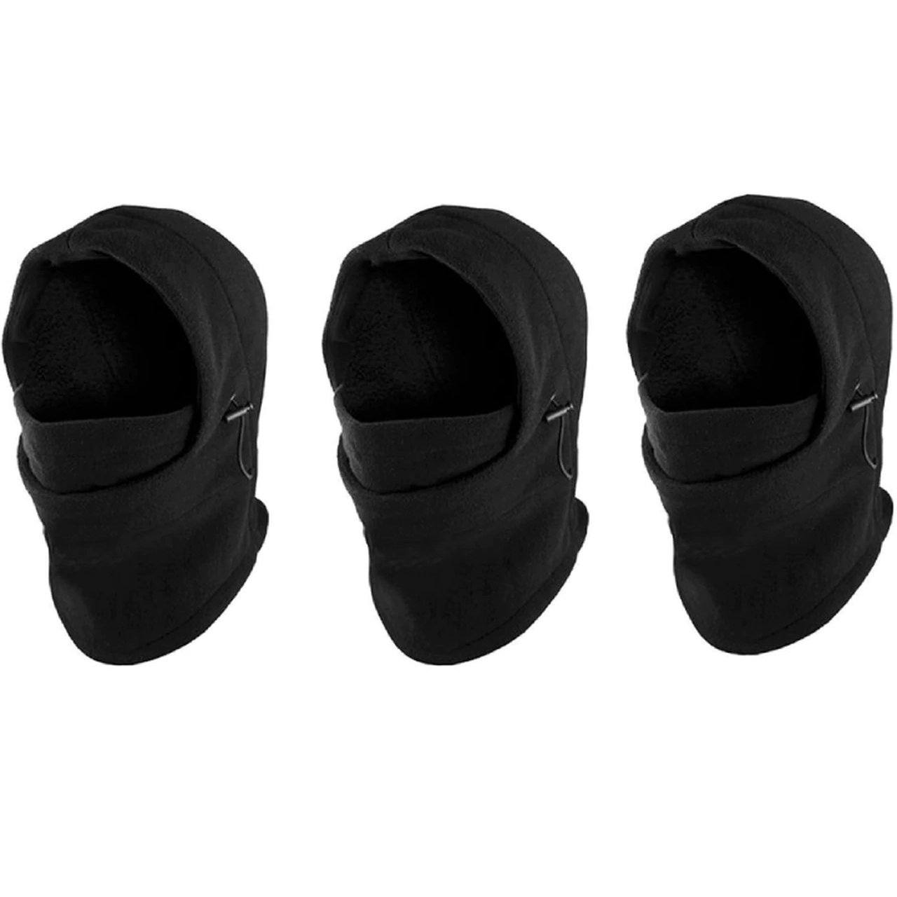 Stay Warm All Winter! 3-Pack Unisex Fleece Balaclava Winter Hat Mask