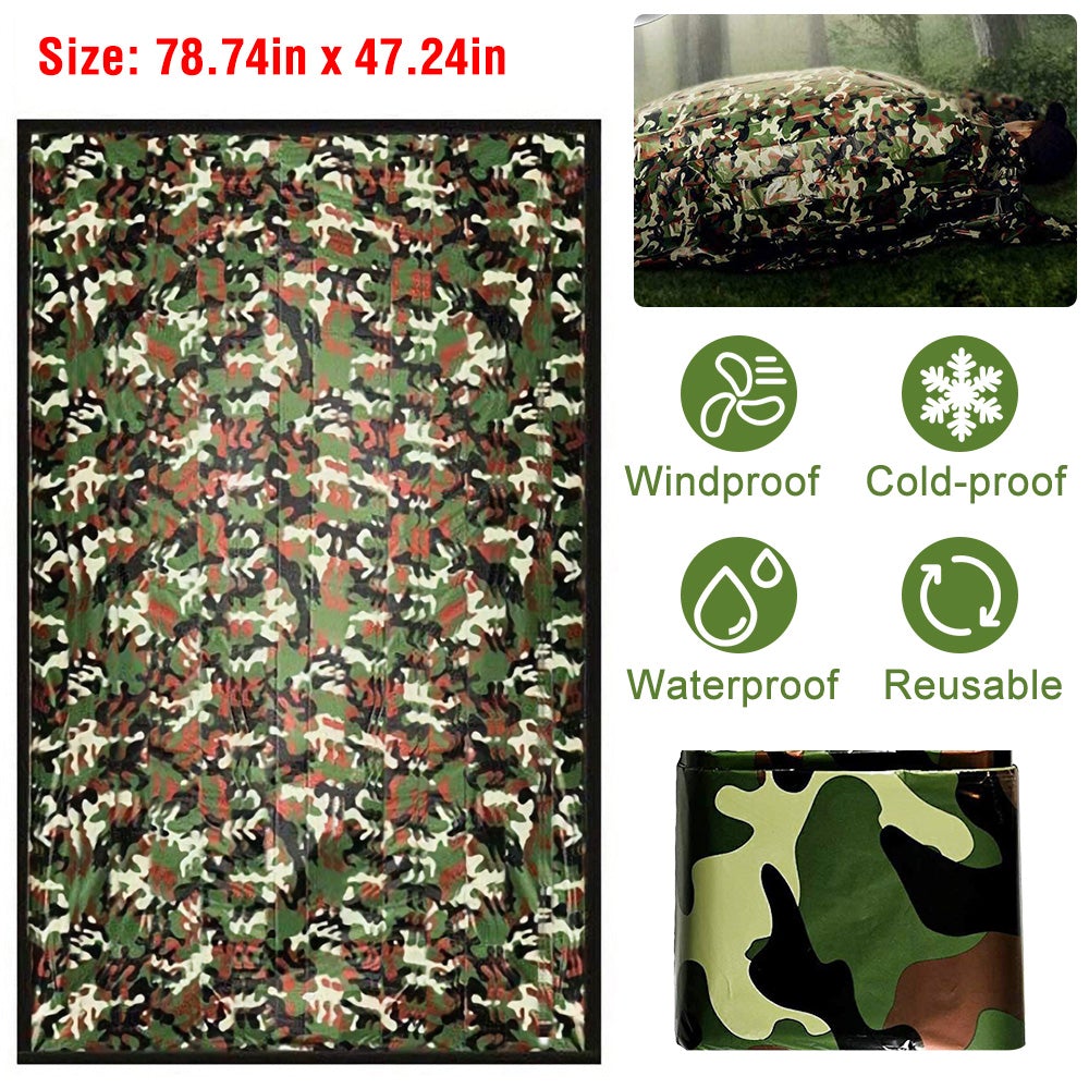 2-Pack: Camouflage Camping Sleeping Bag - Your Ultimate Outdoor Companion