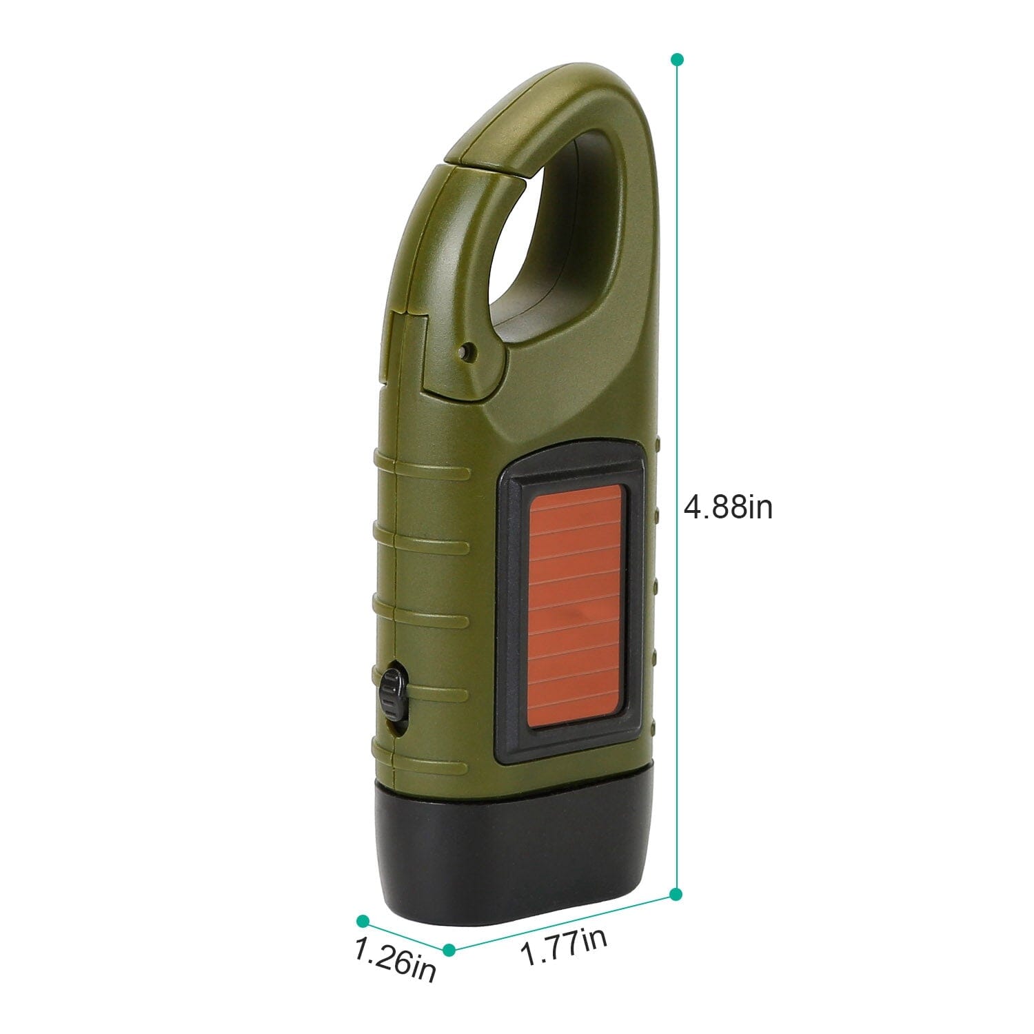Powerful 2-Pack Hand Crank Solar Flashlights - Never Be in the Dark!