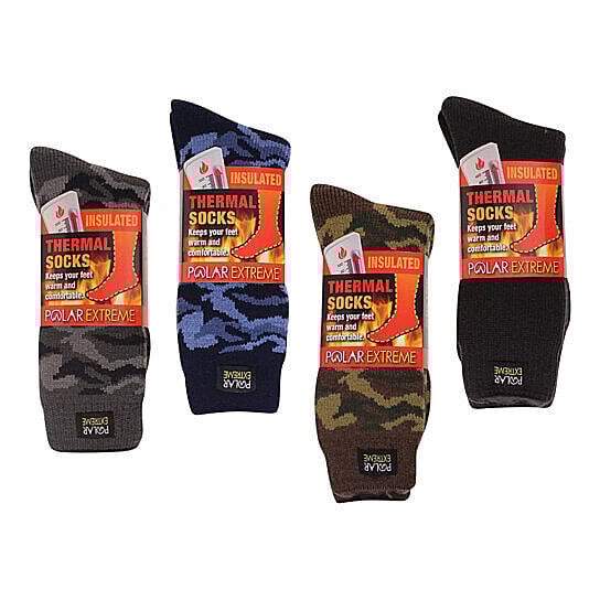 3-Pack: Men's Ultra-Warm Insulated Soft Winter Crew Socks
