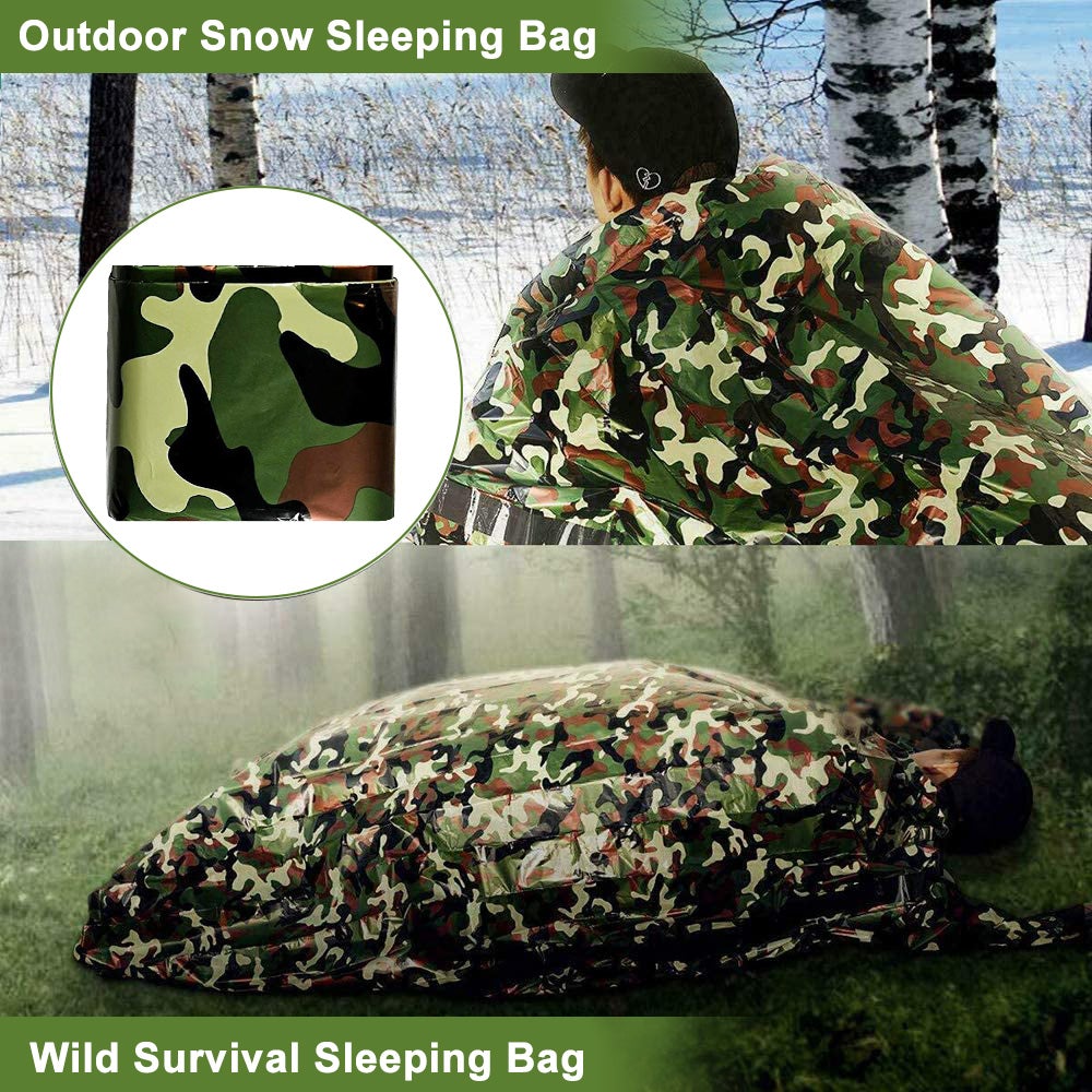 2-Pack: Camouflage Camping Sleeping Bag - Your Ultimate Outdoor Companion