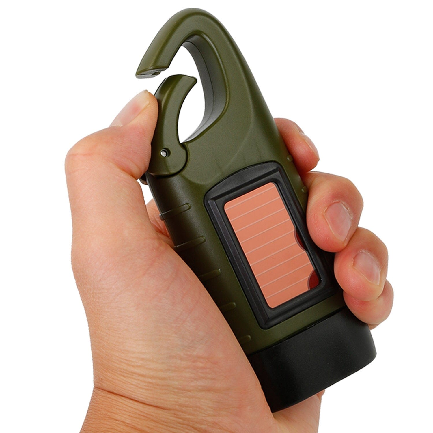 Powerful 2-Pack Hand Crank Solar Flashlights - Never Be in the Dark!