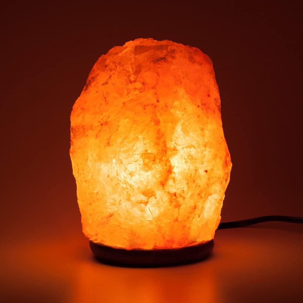2-Pack: Exquisite Hemingweigh Hand Carved Natural Crystal Himalayan Salt Lamp - Create a Serene Ambiance