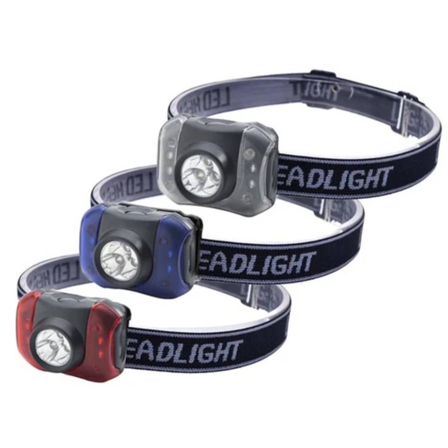 Outdoor Nation 7-LED Headlamp Camping Flashlights 3-Pack: Your Ultimate Outdoor Lighting Companion