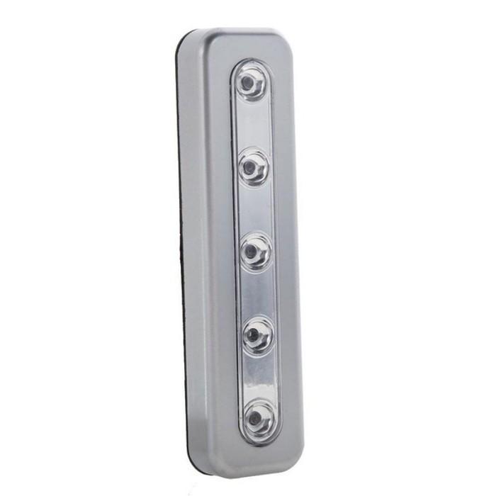 3-Pack: Super-Bright 5-LED One Touch Stick-on Anywhere Touch Tap Night Light - Light Up Your Home Effortlessly!