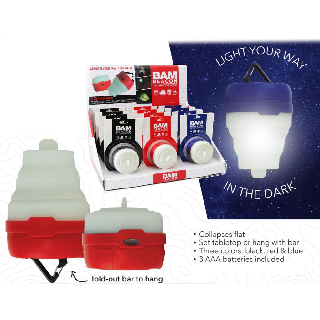 BAM Beacon 7-in-1 LED Lantern - 2-Pack