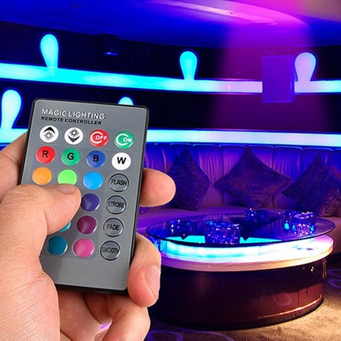 2-Pack: Stunning Magic Color-Changing LED Light Bulbs with Remote - Transform Your Space!