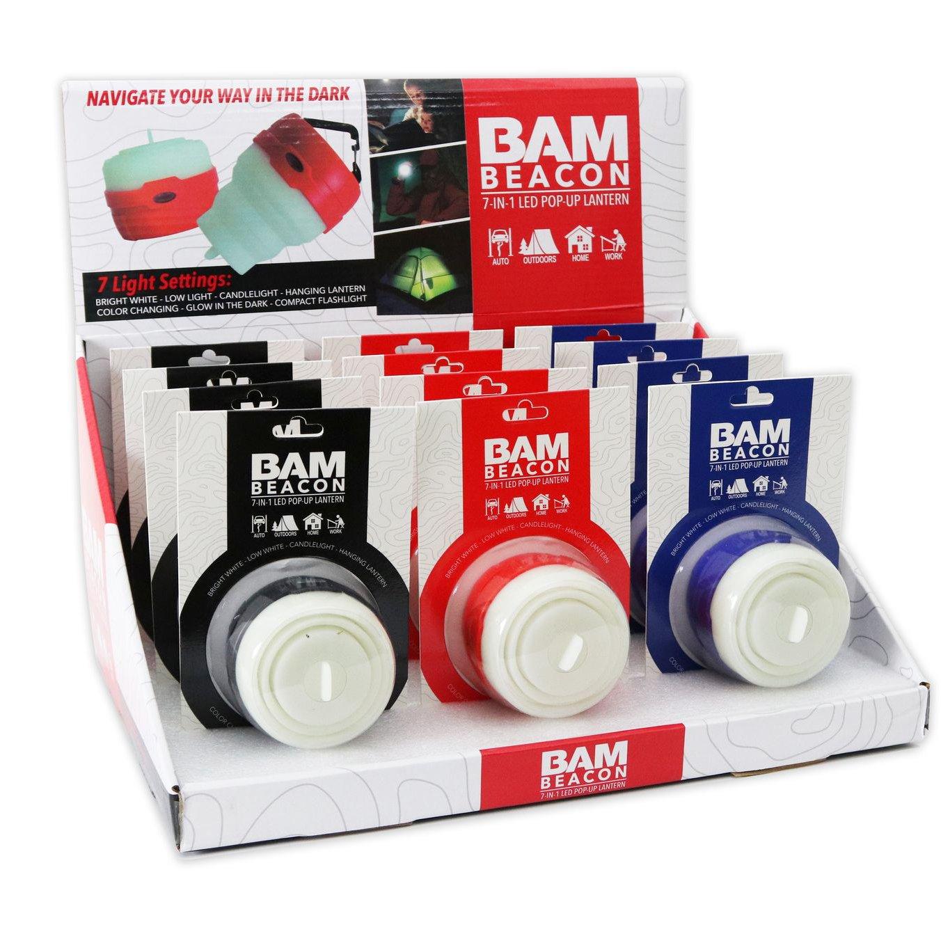 BAM Beacon 7-in-1 LED Lantern - 2-Pack