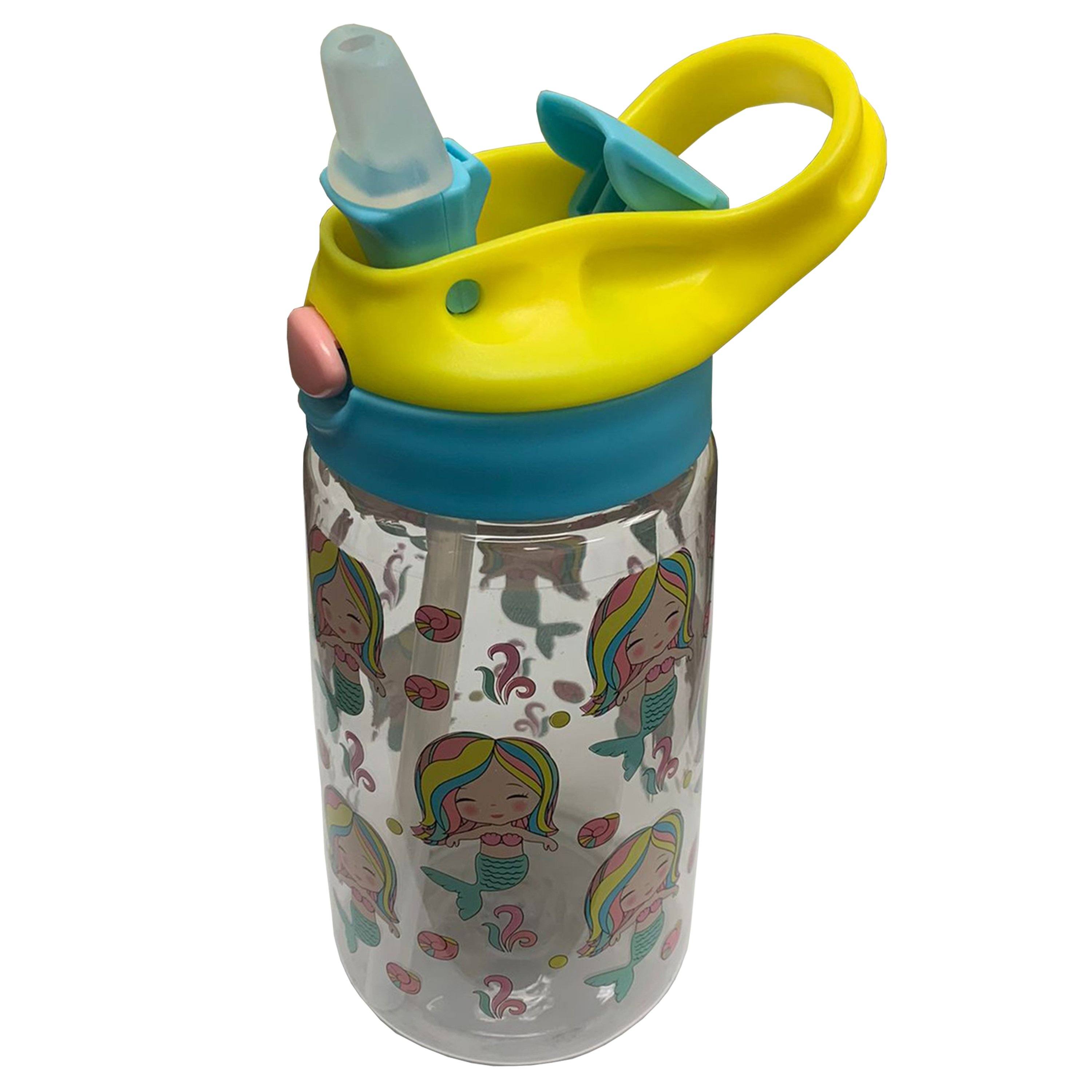 3-Pack: Fun & Functional Kids Water Bottles with Auto Straw