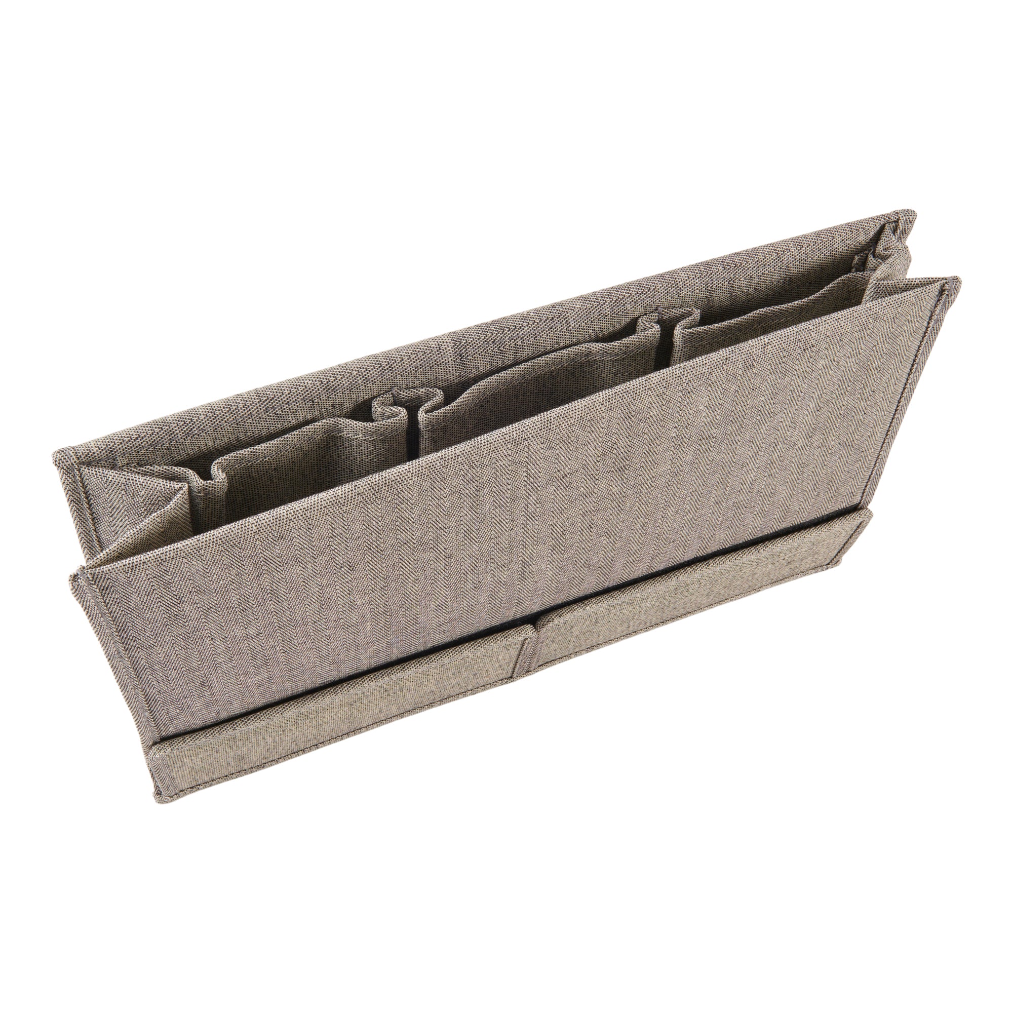 Cozy Grey Bedside Organizer