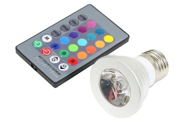 2-Pack: Stunning Magic Color-Changing LED Light Bulbs with Remote - Transform Your Space!