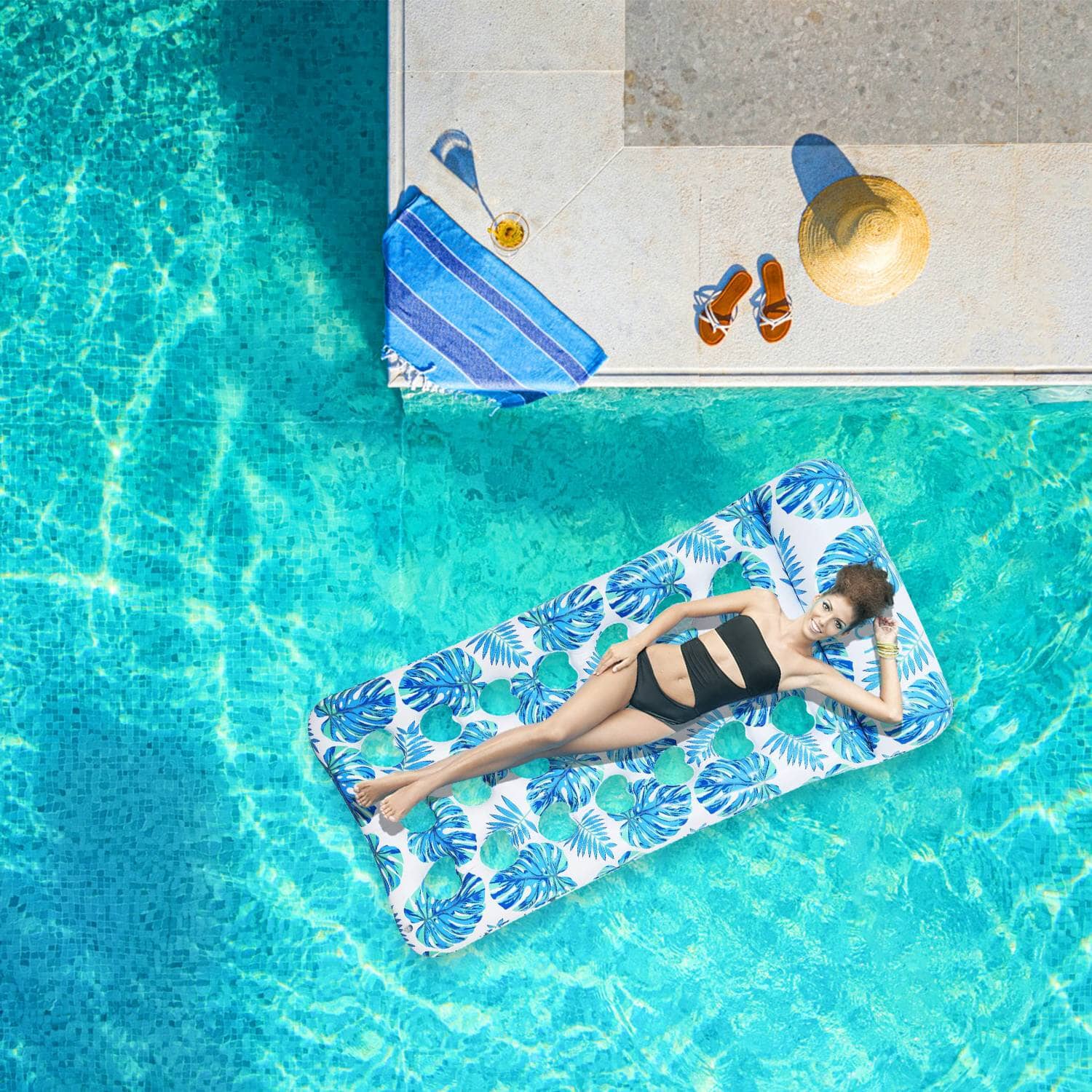 3-Pack Colorful Inflatable Pool Float Rafts - Your Ultimate Summer Water Lounge