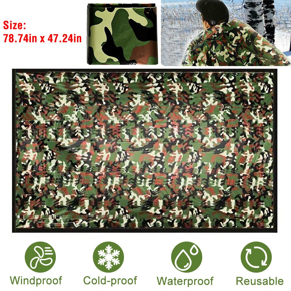 2-Pack: Camouflage Camping Sleeping Bag - Your Ultimate Outdoor Companion