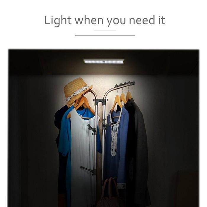 3-Pack 10-LED Motion Sensor Stick-on Light Bars - Your Ideal Lighting Solution