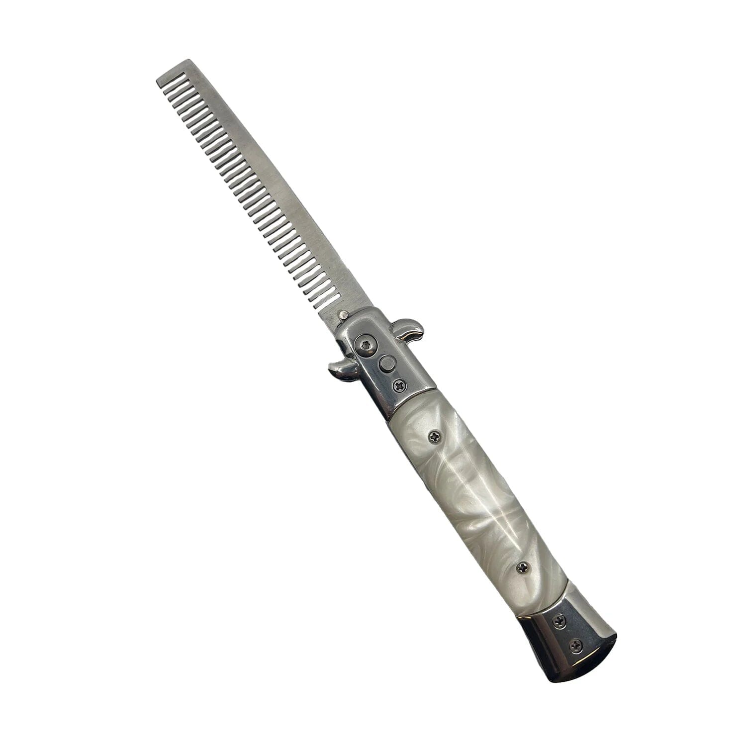 2-Pack: Deadly Cool 4' Stiletto Automatic Comb Knife