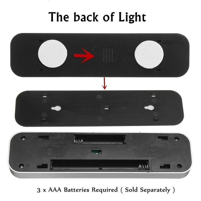3-Pack: Super-Bright 5-LED One Touch Stick-on Anywhere Touch Tap Night Light - Light Up Your Home Effortlessly!