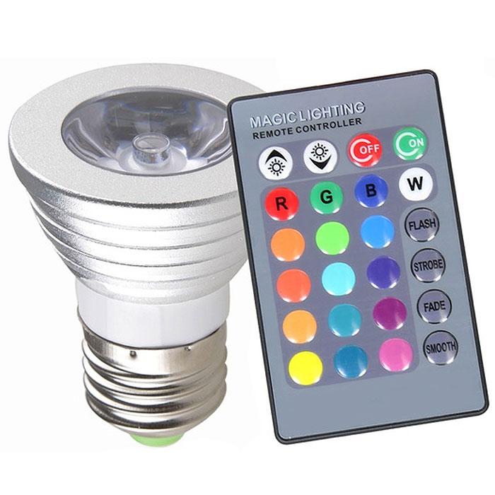 2-Pack: Stunning Magic Color-Changing LED Light Bulbs with Remote - Transform Your Space!